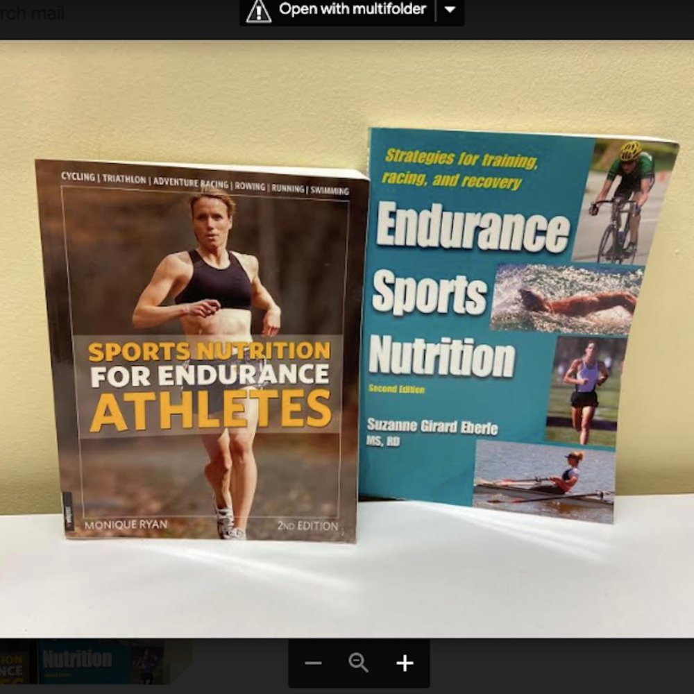 2 Sports Endurance Nutrition Books